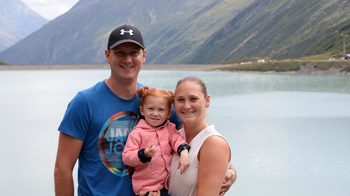 Familie Sytse van der Zwan bij de Silvretta